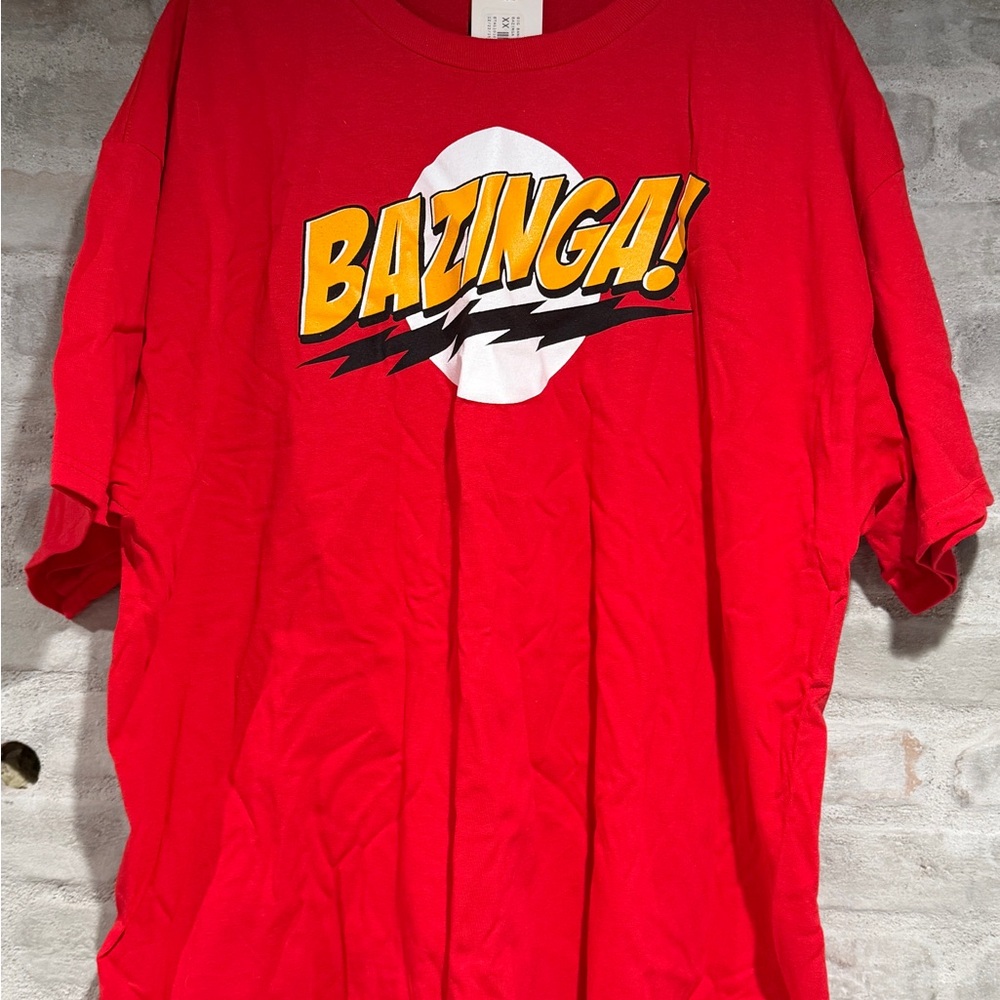 Bazinga! The Big Bang Theory Graphic T-Shirt NWT